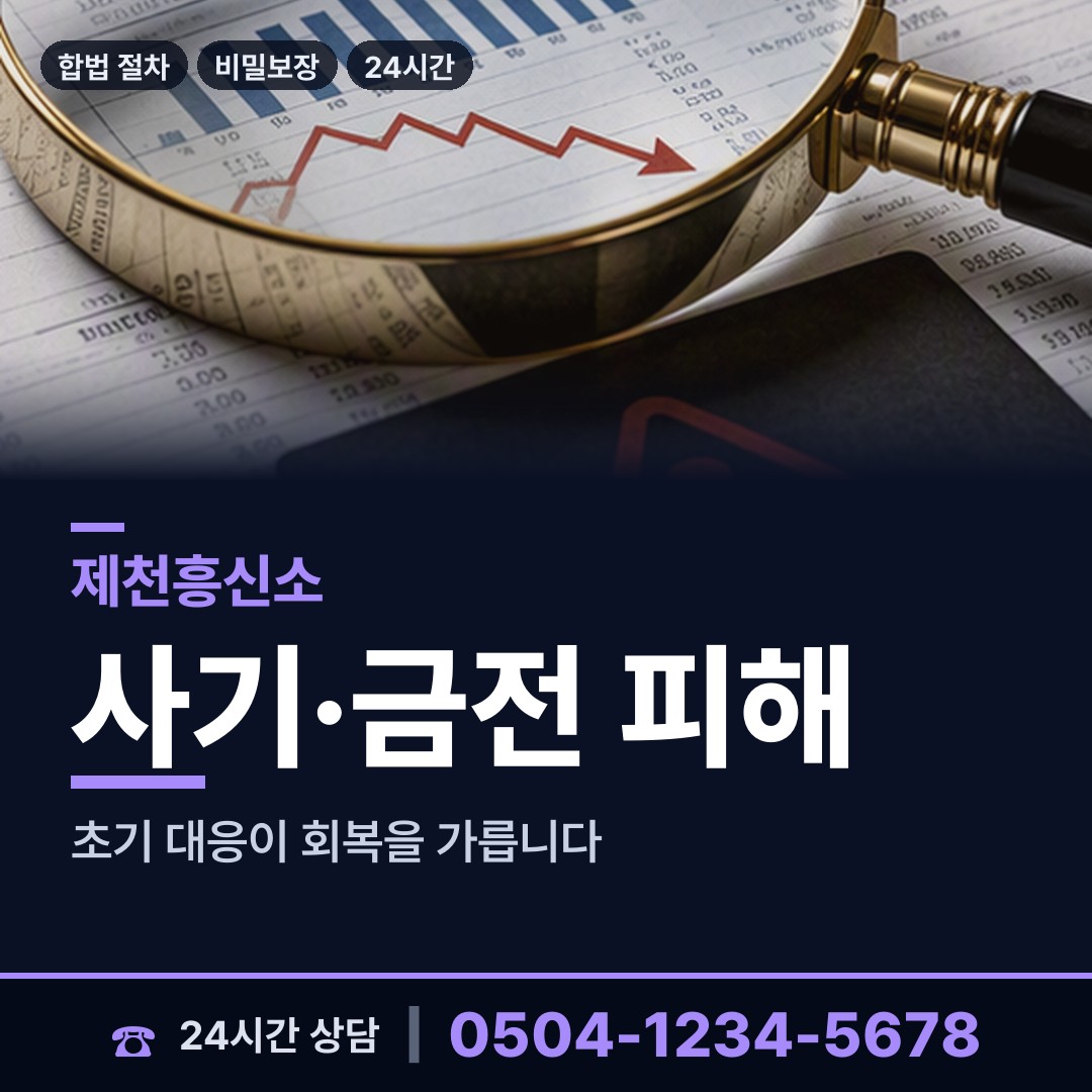 제천 중앙동 탐정업체 상담 안내